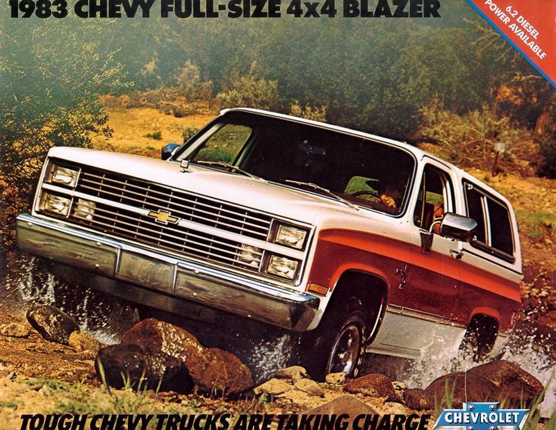 1983 Chevrolet Blazer Brochure Page 1